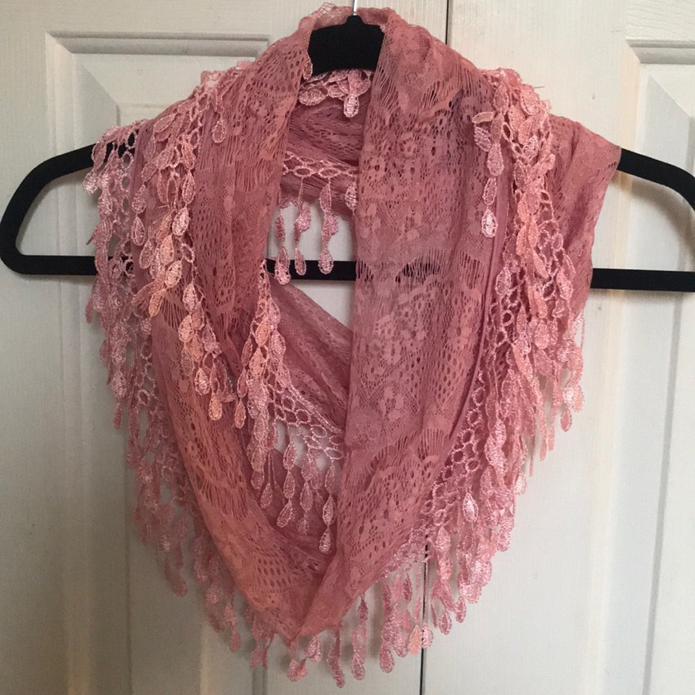 Scarf& Pink Infinity Scarf NWT
